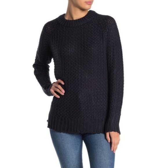 Modern Designer Novelty Stitch Crew Neck Sweater - Picture 1 of 6